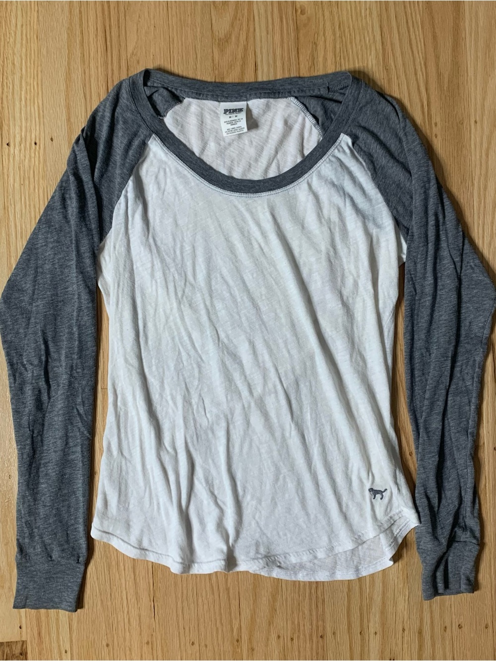 Victoria's Secret PINK Baseball Long Sleeve Tee